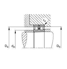 圓柱滾子軸承 NN3008-AS-K-M-SP, 根據(jù) DIN 5412-4 標(biāo)準(zhǔn)的主要尺寸, 非定位軸承, 雙列，帶錐孔，錐度 1:12 ，可分離, 帶保持架，減小的徑向內(nèi)部游隙，限制公差